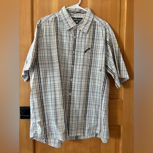 ECKO Unltd Men’s Vintage Y2K 2000’s button down plaid short sleeve shirt. XXL - Picture 1 of 10